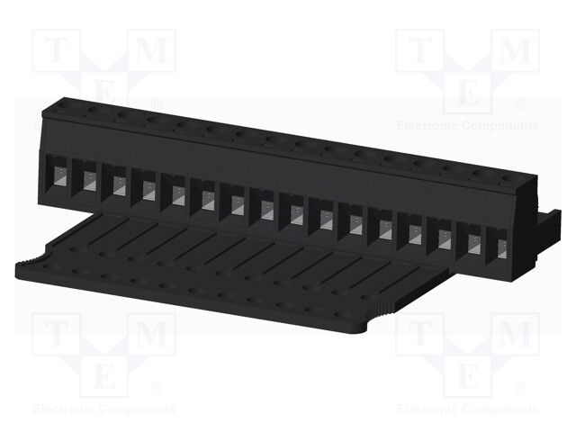 Connector: pluggable terminal block; plug; female; straight; 300V