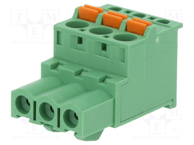 Pluggable terminal block; 5.08mm; ways: 3; angled 90°; plug; 320V
