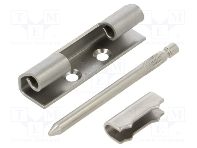 Hinge; stainless steel; 60mm
