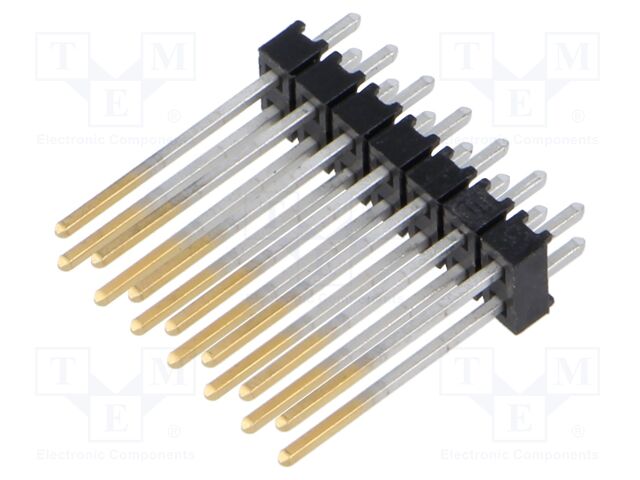 Connector: pin strips; pin header; male; PIN: 14; straight; 2.54mm