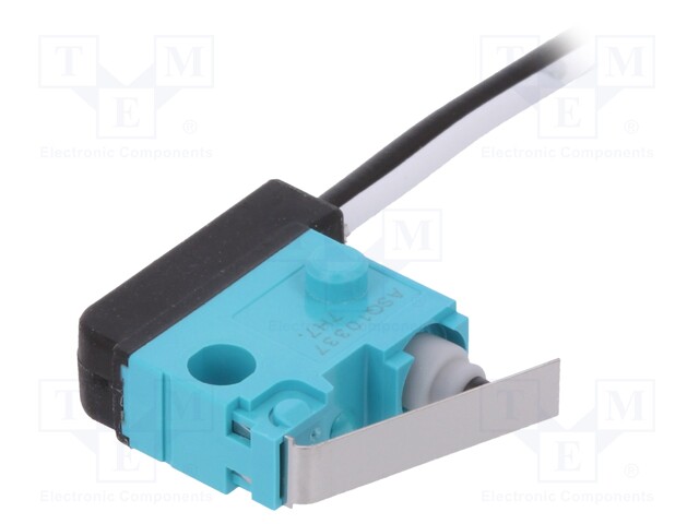 Microswitch SNAP ACTION; with lever; SPST-NO; 0.1A/30VDC; Pos: 2