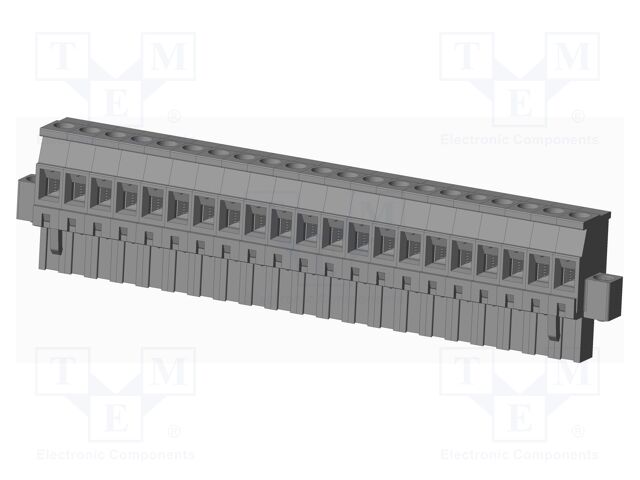 Connector: pluggable terminal block; plug; female; angled 90°
