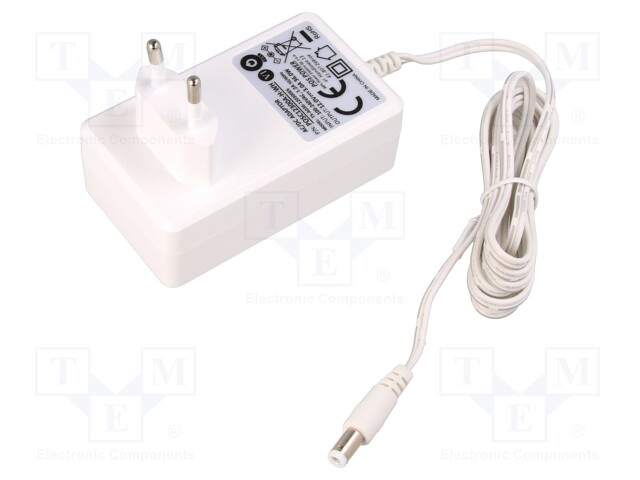 Power supply: switched-mode; plug; 12VDC; 3A; 36W; Plug: EU; 87.41%