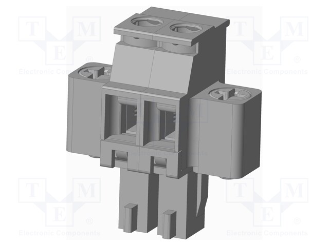 Connector: pluggable terminal block; plug; female; angled 90°