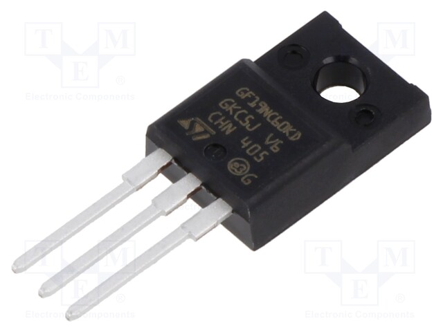 Transistor: IGBT; 600V; 10A; 32W; TO220FP