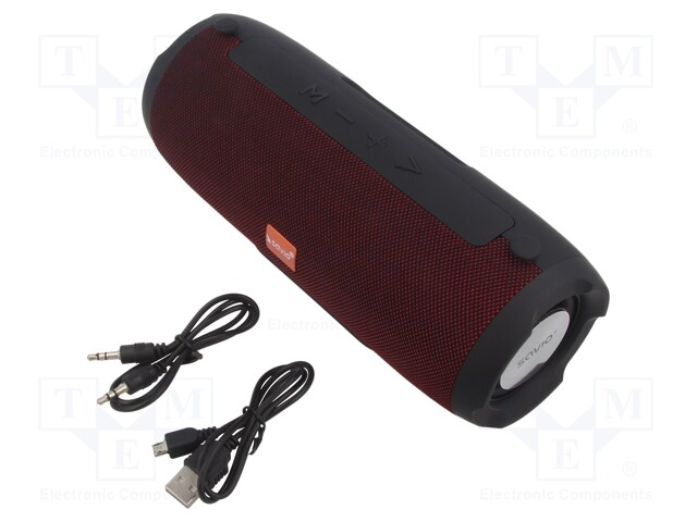 Speaker; black,red,orange; Bluetooth 4.0 EDR; 120Hz÷20kHz; 10m