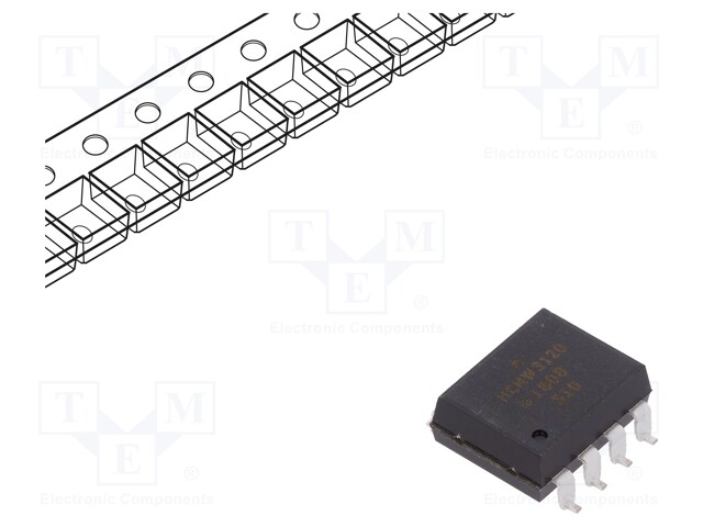 Optocoupler; SMD; Channels: 1; Out: IGBT driver; 3.75kV; 35kV/μs