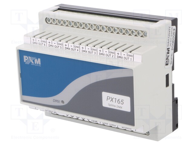 DMX splitter; Communication: DMX; DMX complex installations