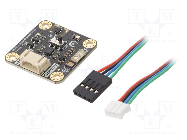 Sensor: atmospheric; I2C,UART; 3.3÷5VDC; 32x32mm; 0÷100%RH