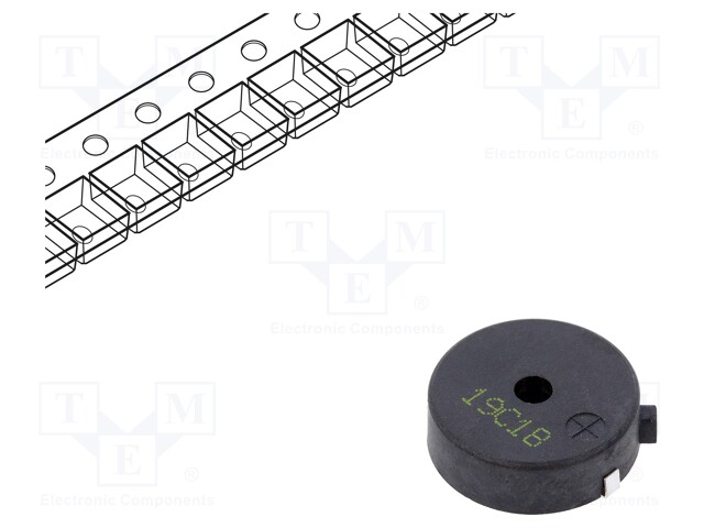 Sound transducer: piezo; without built-in generator; -30÷85°C