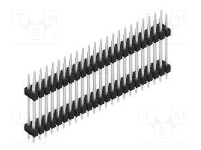 Connector: pin strips; pin header; male; PIN: 46; 2.54mm; THT; 2x23