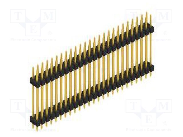 Connector: pin strips; pin header; male; PIN: 50; 2.54mm; THT; 2x25
