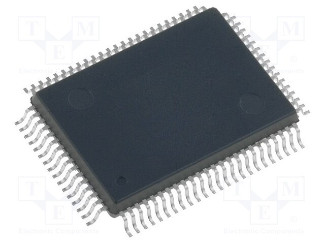 A/D converter; Channels: 2; 6bit; 400000ksps; 3.3÷5V; QFP80