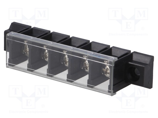 Terminal block; soldering,screw terminal; ways: 5; 6mm2; 750V