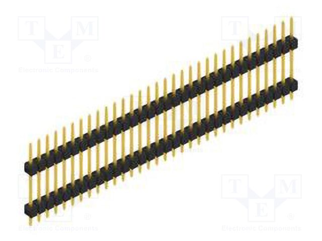 Connector: pin strips; pin header; male; PIN: 32; 2.54mm; THT; 1x32