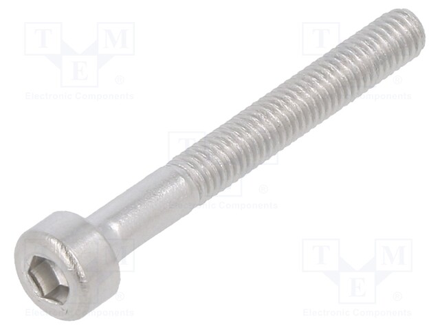 Screw; M3x25; DIN: 912; Head: cheese head; imbus; HEX 2,5mm