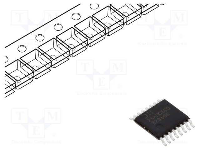 IC: digital; 8bit,shift register,serial input,parallel out