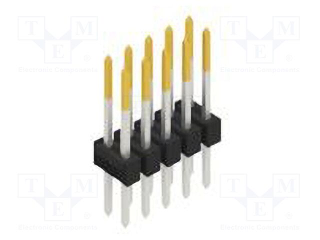 Connector: pin strips; pin header; male; PIN: 10; 2.54mm; THT; 2x5