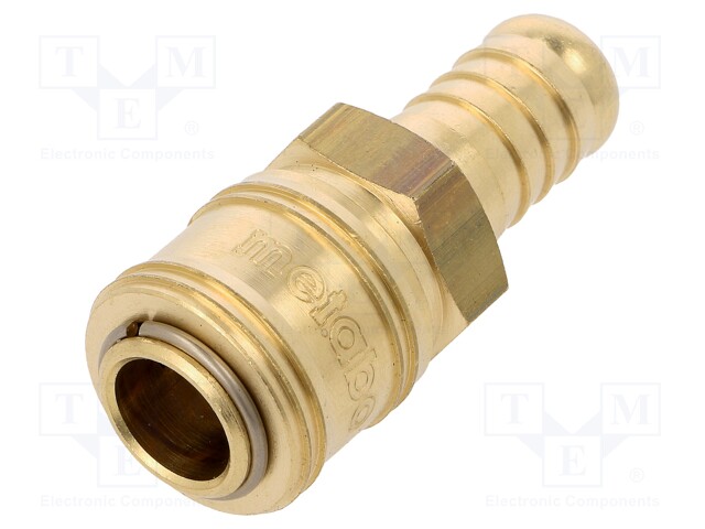 Quick connection coupling EURO; Mat: brass; V: with bushing