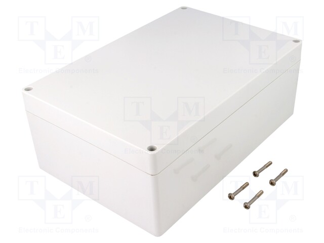 Enclosure: multipurpose; X: 160mm; Y: 240mm; Z: 90mm; 1554; grey