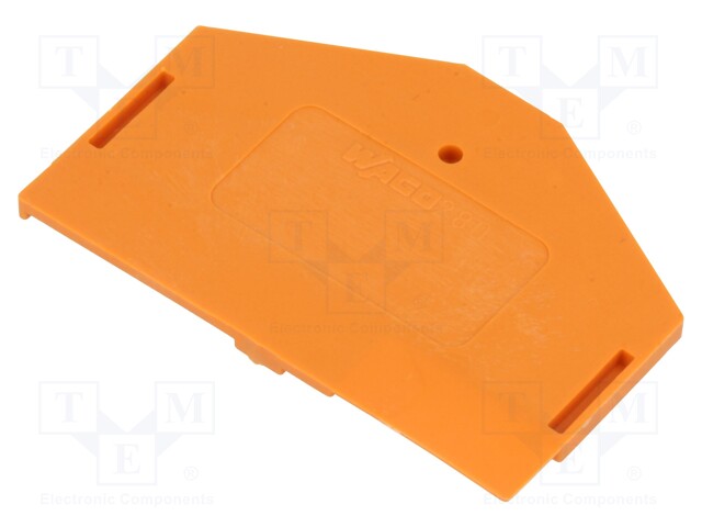 End/partition plate; Application: 280-6; orange; 2.5x36.5x50.5mm