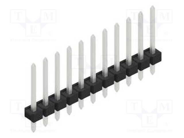Connector: pin strips; pin header; male; PIN: 11; 2.54mm; THT; 1x11