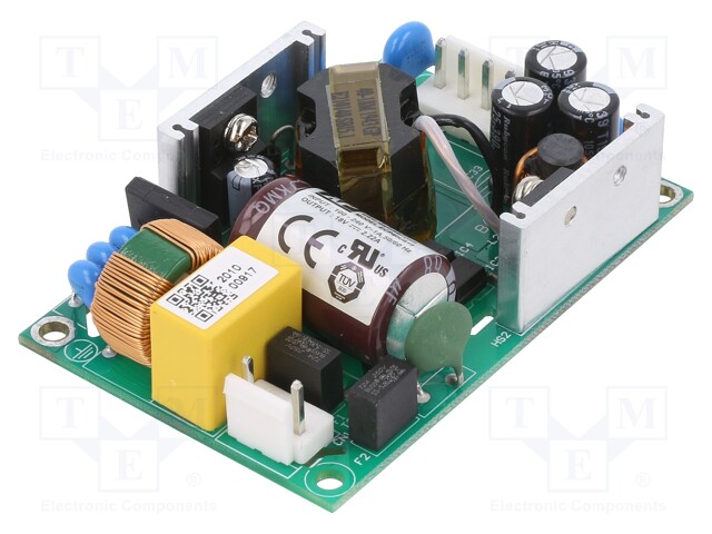 AC/DC Open Frame Power Supply (PSU), ITE & Medical, 1 Output, 40 W, 85V AC to 264V AC