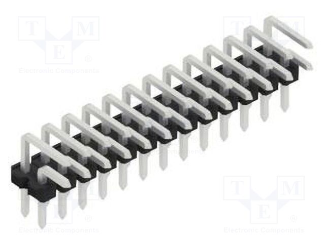 Connector: pin strips; pin header; male; PIN: 26; 2.54mm; THT; 2x13