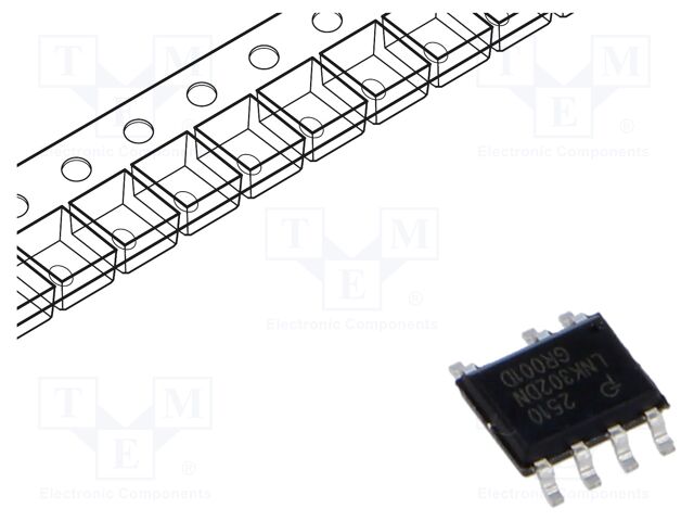 IC: PMIC; AC/DC switcher,SMPS controller; Uin: 85÷265V; SO-8C