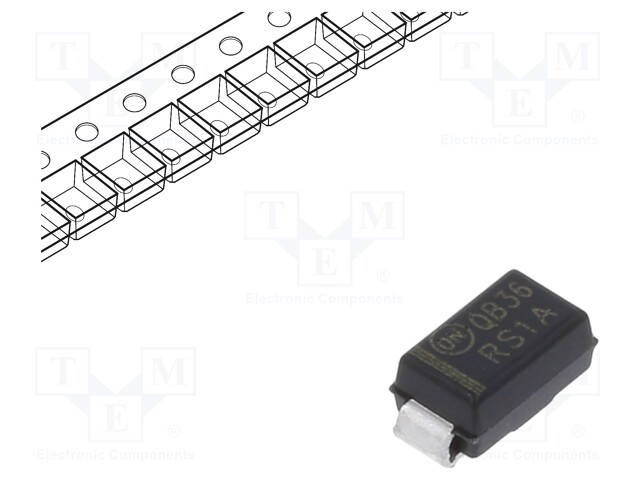 Diode: rectifying; SMD; 50V; 1A; 150ns; Package: reel,tape; SMA