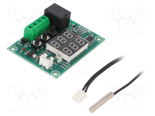 Module: temperature controller; 12VDC; 60x45mm; -50÷110°C; 10A