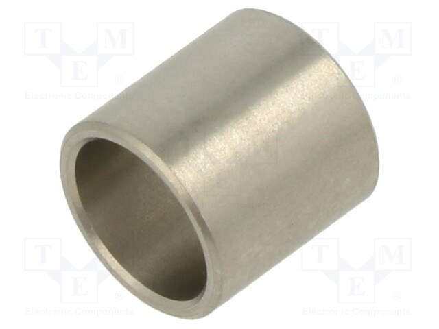 Spacer sleeve; 10mm; cylindrical; stainless steel; Out.diam: 10mm