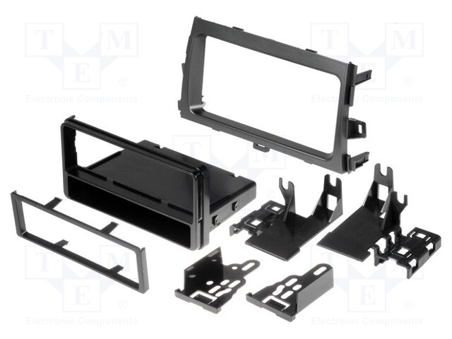 Radio mounting frame; Toyota; 2 ISO; silver