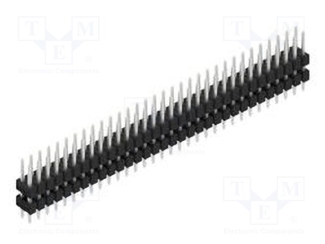 Connector: pin strips; pin header; male; PIN: 64; 2.54mm; THT; 2x32