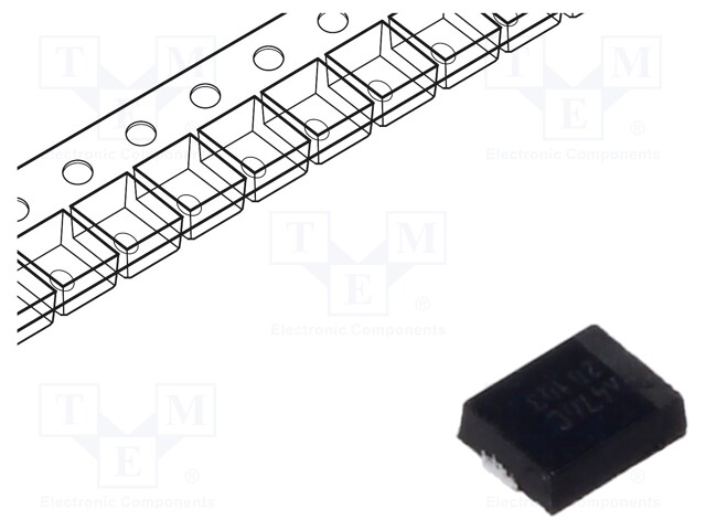 Capacitor: polymer; low ESR; 47uF; 16VDC; T; 1210; ESR: 150mΩ; TCN