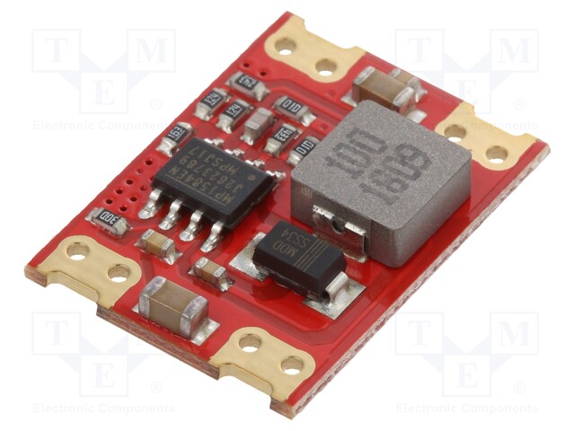 Converter: step down; Uout: 5V; Uin: 8÷28V; 3A; 85÷90%; 16.5x22mm