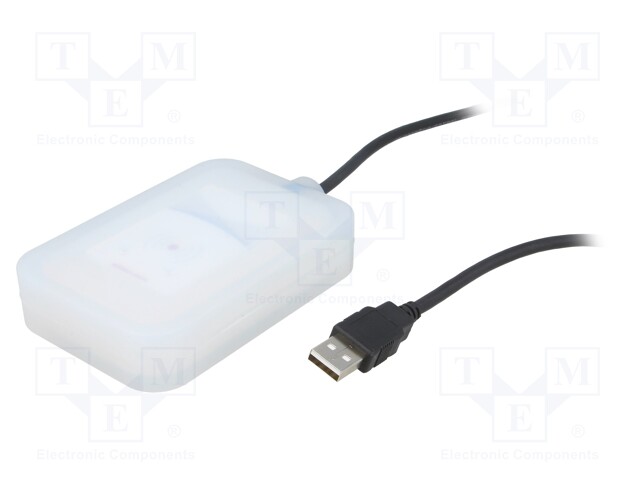 RFID reader; antenna; 88x56x18mm; USB; 4.3÷5.5V; Range: 100mm; IP68