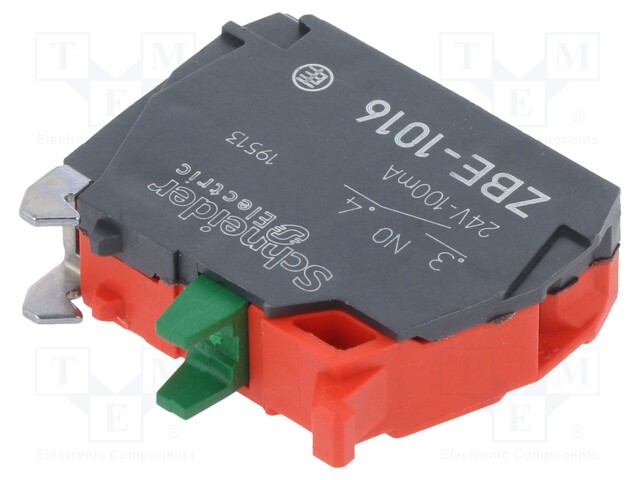 Contact block; 22mm; Harmony XB4; -25÷70°C; front fixing