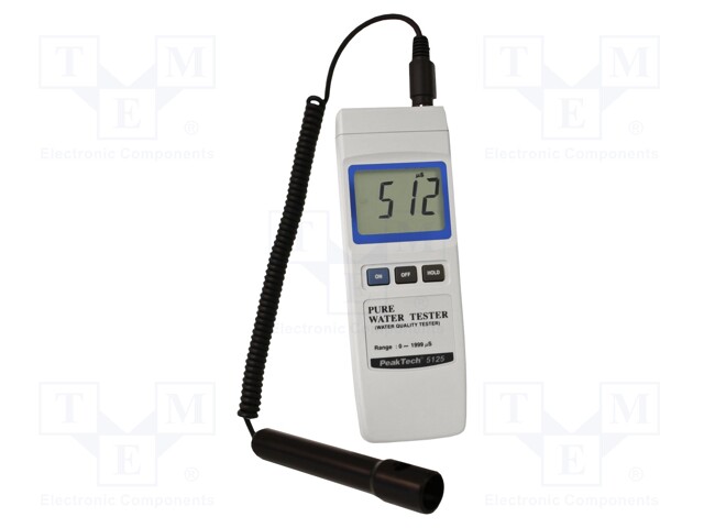 Meter: water conductivity; LCD (1999); 0÷1999uS; 270g