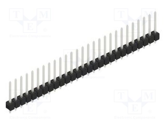 Connector: pin strips; pin header; male; PIN: 27; 2.54mm; THT; 1x27