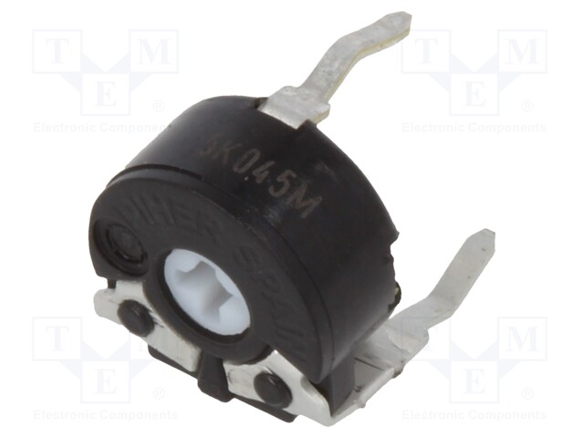 Potentiometer: mounting; single turn,horizontal; 5kΩ; 100mW; ±20%