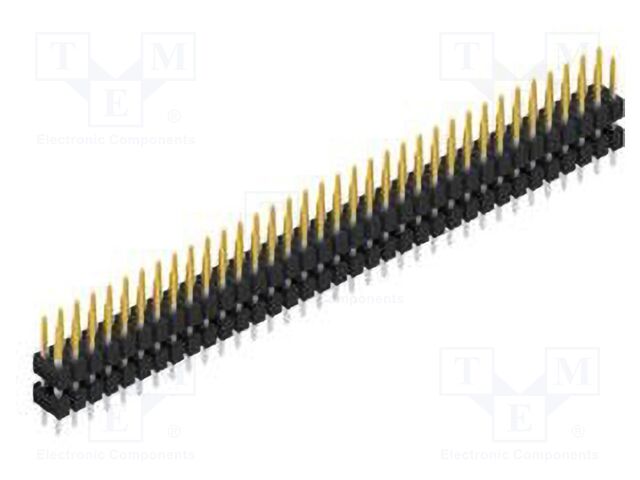 Connector: pin strips; pin header; male; PIN: 70; 2.54mm; THT; 2x35
