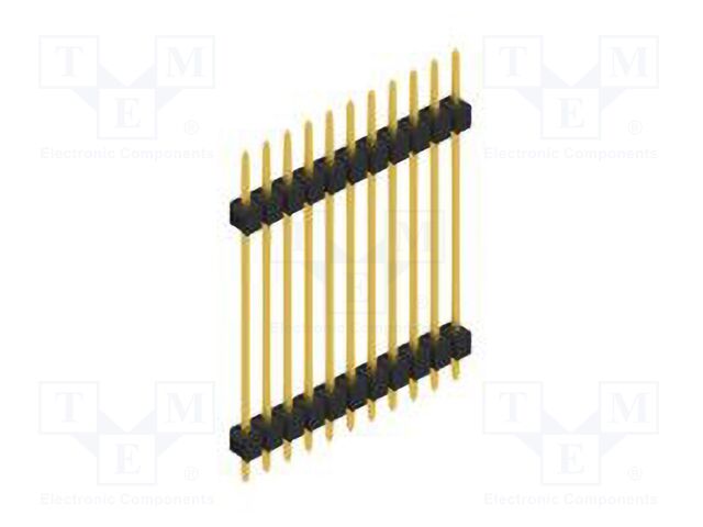 Connector: pin strips; pin header; male; PIN: 11; 2.54mm; THT; 1x11