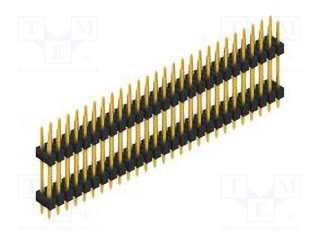 Connector: pin strips; pin header; male; PIN: 54; 2.54mm; THT; 2x27
