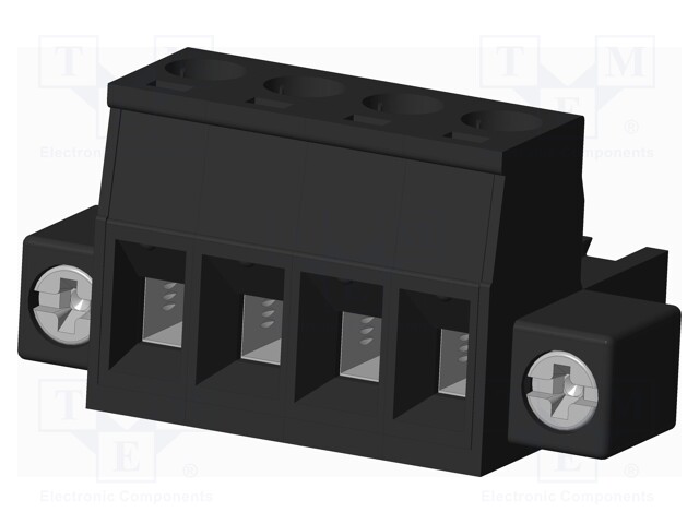 Connector: pluggable terminal block; plug; female; straight; 5mm