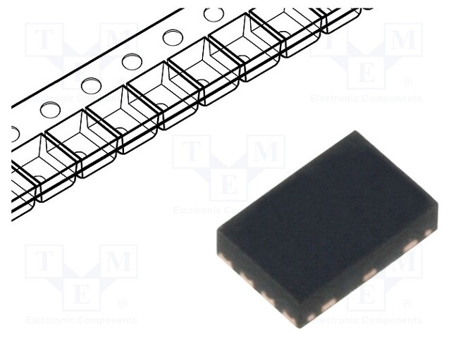 Temperature sensor; digital thermometer; -40÷125°C; TDFN8; SMD