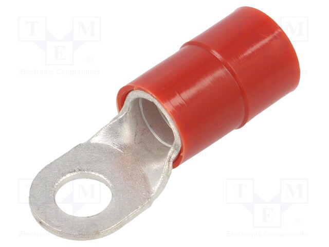 Tip: ring; M8; Ø: 8.5mm; 35mm2; crimped; for cable; insulated; tinned