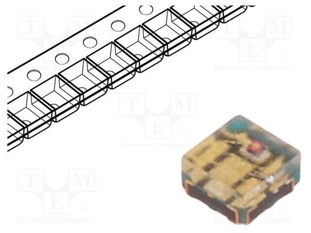 LED; SMD; 0404,CSP; RGB; 1.05x1.05x0.65mm; 140°; 10/5/5mA