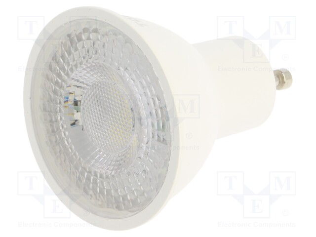 LED lamp; cool white; GU10; 230VAC; 345lm; 4W; 38°; 6500K; CRImin: 80