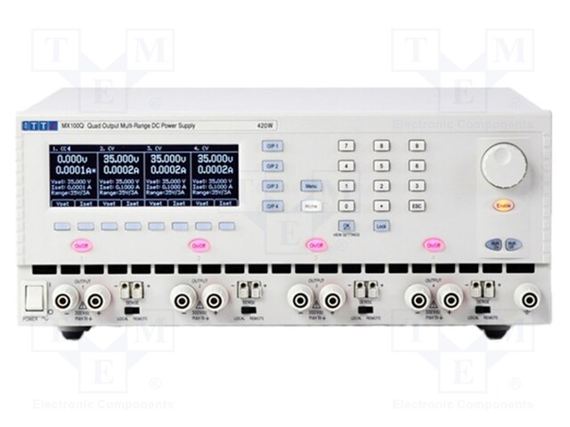 Power supply: programmable laboratory; Ch: 4; 0÷35VDC; 0÷6A; 0÷6A